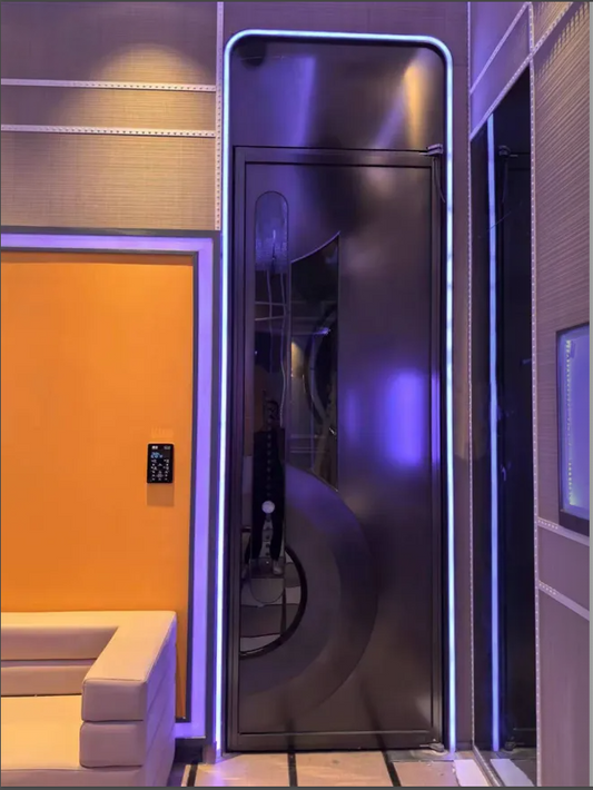 High-quality fire-resistant and soundproof door, offering privacy, noise control, and safety for commercial spaces such as offices, hotels, and healthcare facilities.