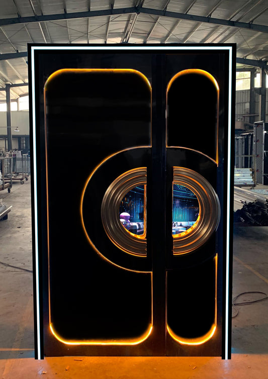 Soundproof door designed for recording studios to ensure noise isolation and high-quality acoustics