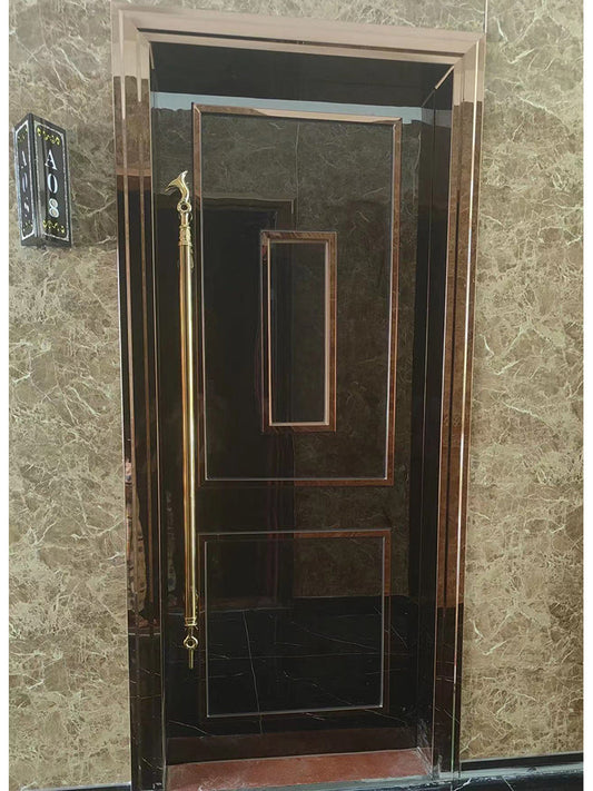 Customizable soundproof door with advanced materials designed to enhance acoustic control and durability, ideal for residential and commercial spaces.