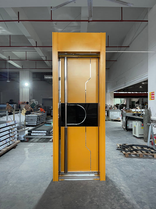 Customizable fire-resistant and soundproof door with a sleek design, ideal for enhancing safety and comfort in residential spaces.