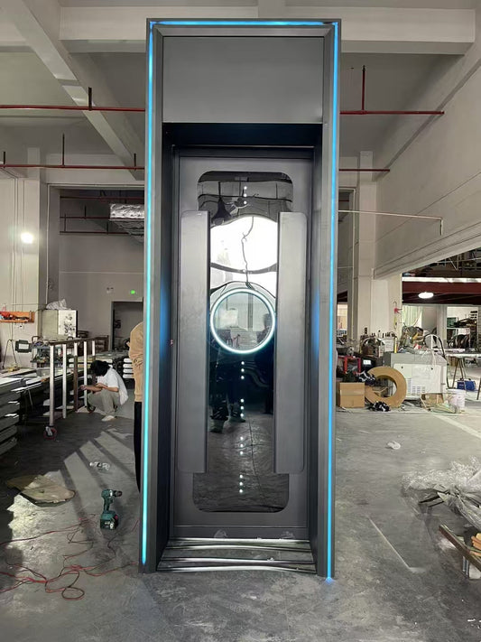 SafeSoundDoors modern soundproof and fire-rated door, designed for versatile use across residential and commercial spaces
